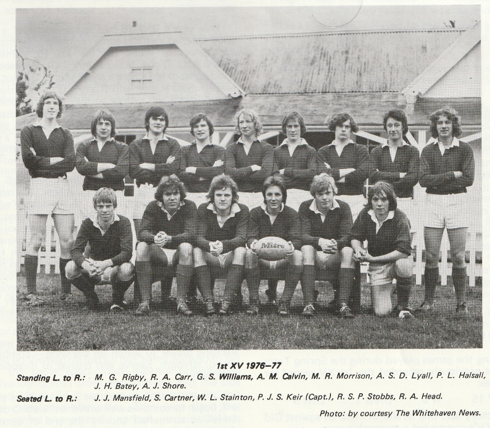 1977 Rugby 1st XV